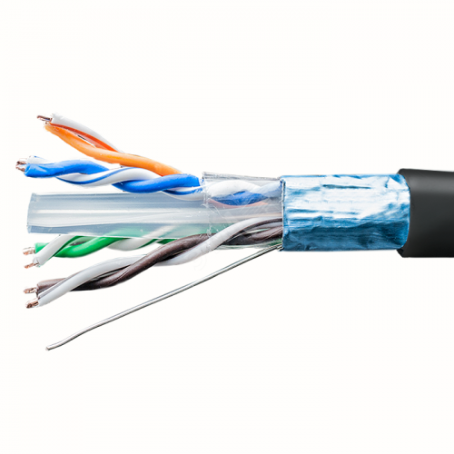 Кабель FTP 4x2x0,5 CAT 6Е 23 AWG Cu Витая Пара