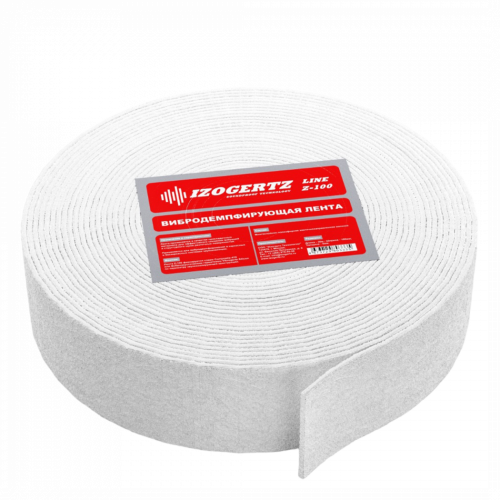 Лента вибродемпфирующая Izogertz Line Z-100 100x5 мм 30 м