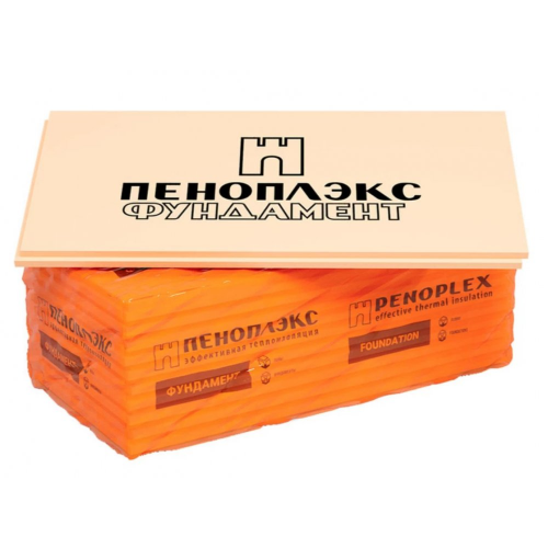 Экструдированный пенополистирол Пеноплэкс Фундамент 1185х585х100 мм 2.77 м2