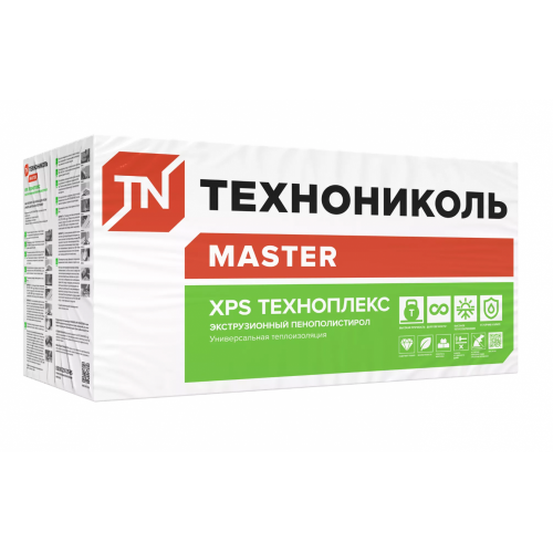 Экструзионный пенополистирол Технониколь Техноплекс 1200х600х20 мм 14.4 м2
