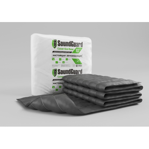 Мат звукоизоляционный SoundGuard Cover Eco Base 10 мм 1,14х5 м 5,7 м2