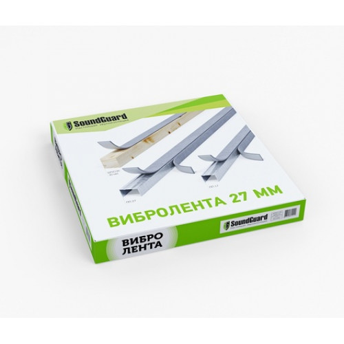 Лента вибродемпфирующая SoundGuard ВиброЛента 27х4 мм 12 м