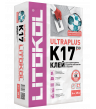 Клей для плитки Litokol UltraPlus K17 серый класс C1 25 кг