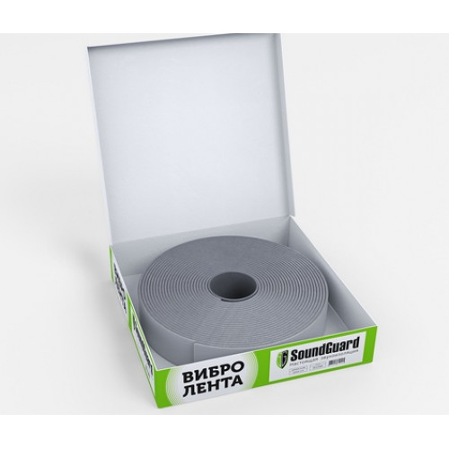 Лента вибродемпфирующая SoundGuard ВиброЛента 50х4 мм 12 м