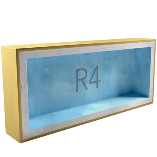 Подрозетник звукоизоляционный АкустикГипс Бокс R4