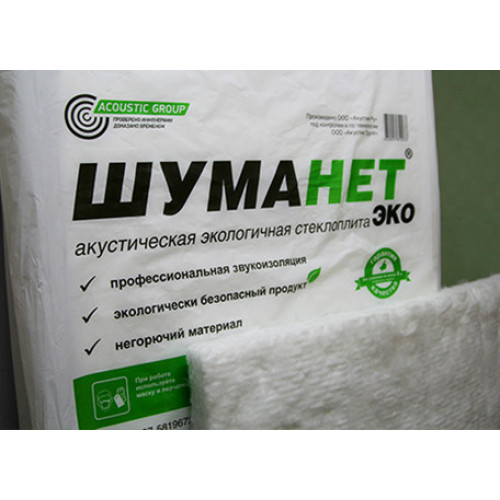 Звукоизоляция Шуманет-Эко 1250х600х50 мм 3 м2