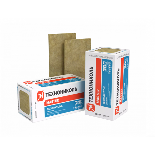 Звукоизоляция Технониколь Техноакустик 1200х600х50 мм 5.76 м2